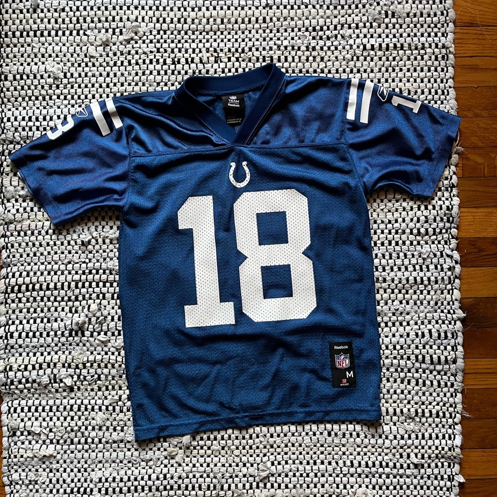 Reebok NFL Indianapolis Colts Youth Peyton Manning #18 Jersey